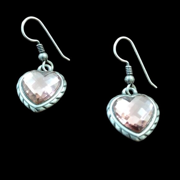 Brighton Silver and Pink Heart Necklace Set - Picture 3 of 6